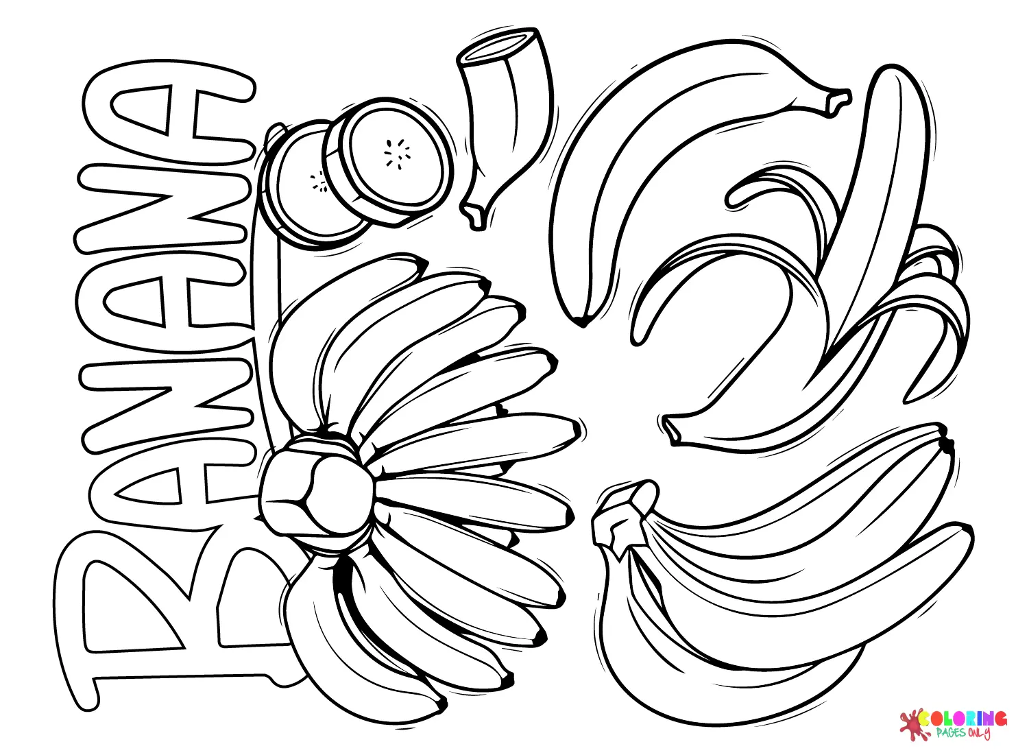 Bananas Coloring Pages 20