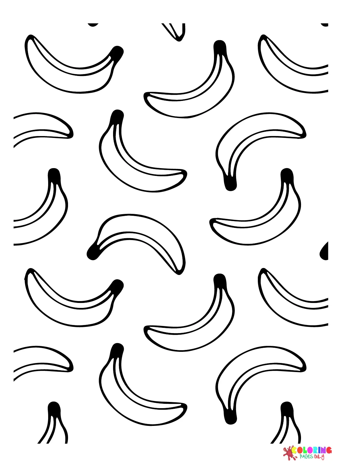 Bananas Coloring Pages 8