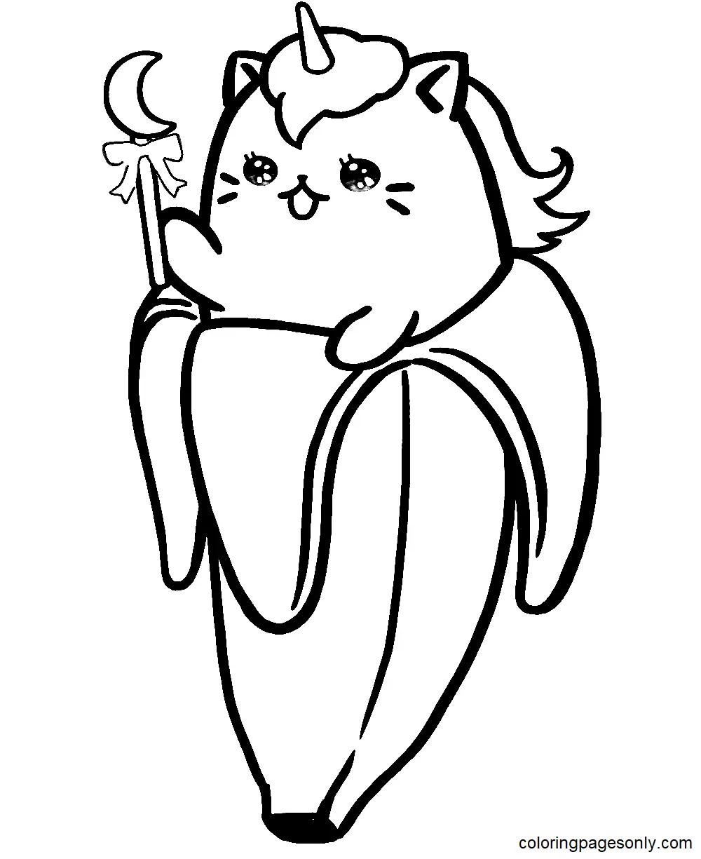 Bananya Coloring Pages 15