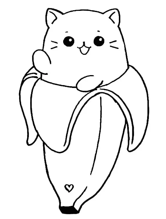 Bananya Coloring Pages 2