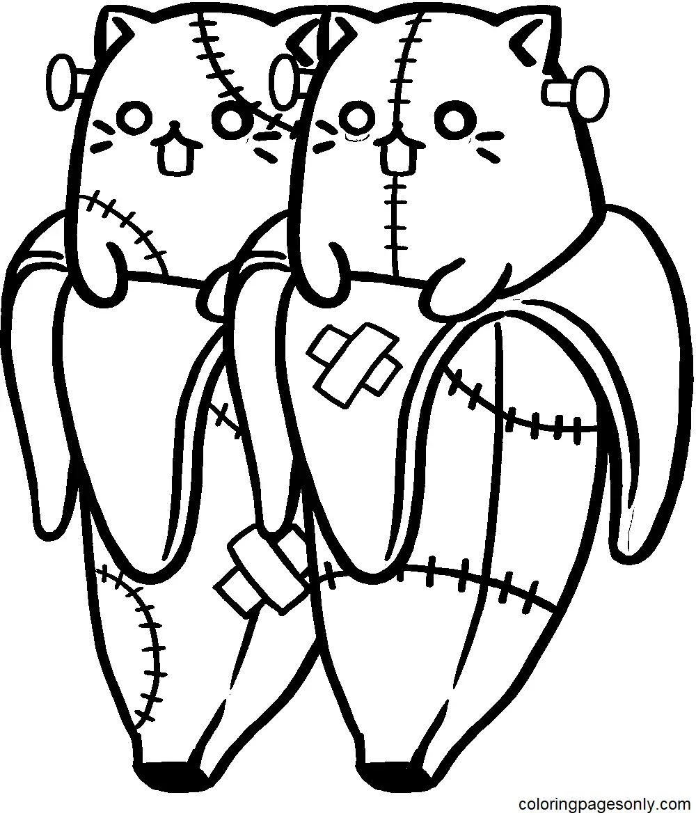 Bananya Coloring Pages 21