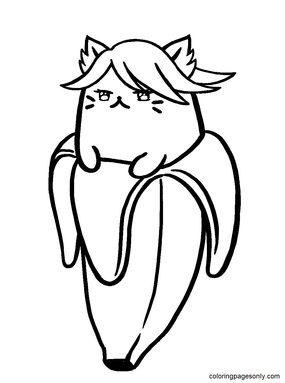 Bananya Coloring Pages 35