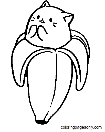 Bananya Coloring Pages 44