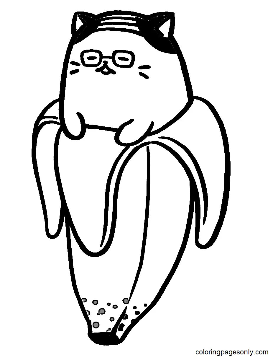 Bananya Coloring Pages 46