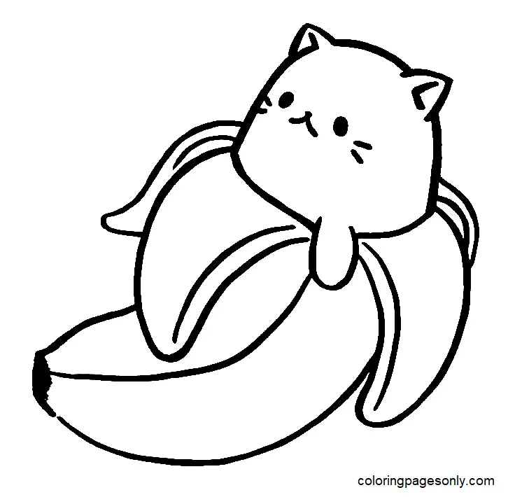 Bananya Coloring Pages 5