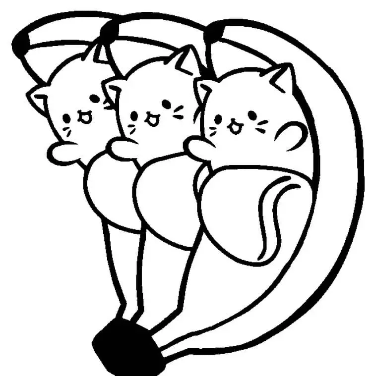 Bananya Coloring Pages 6