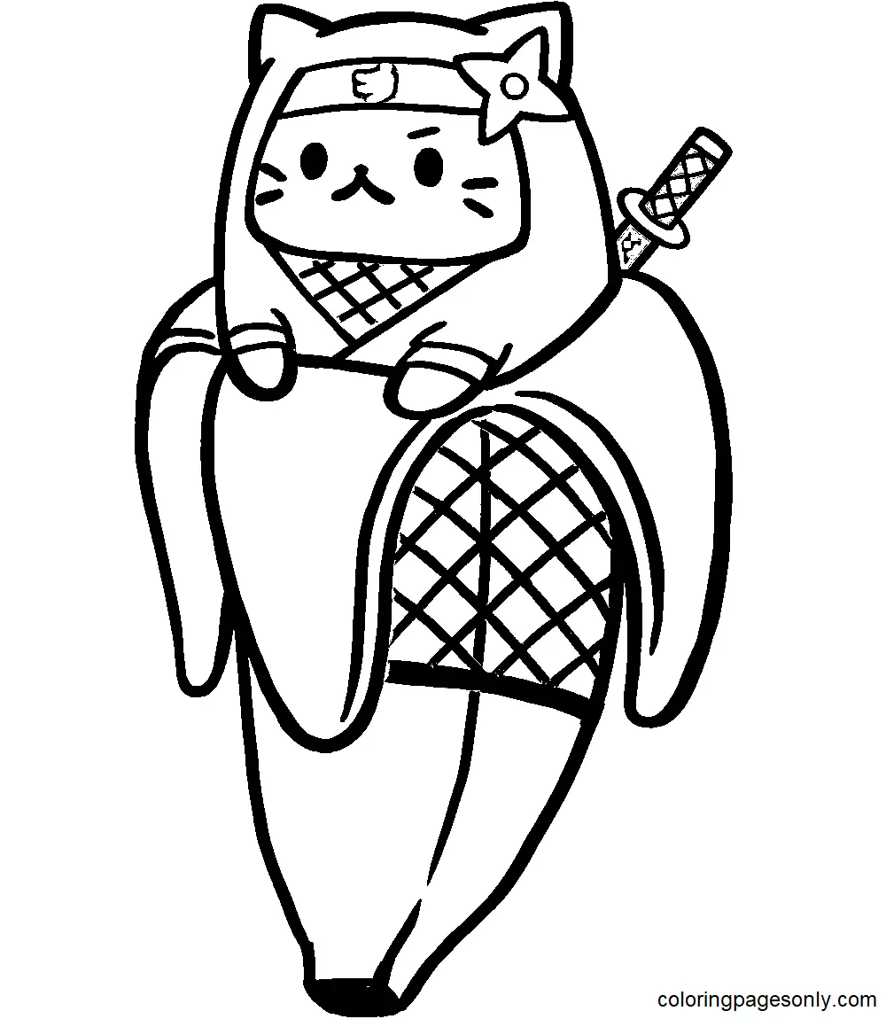 Bananya Coloring Pages 8