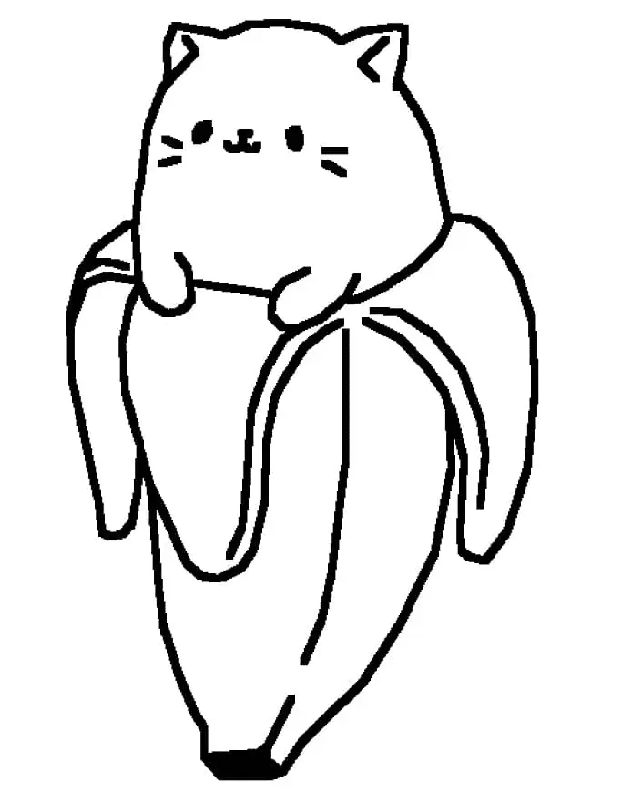 Bananya Coloring Pages 9