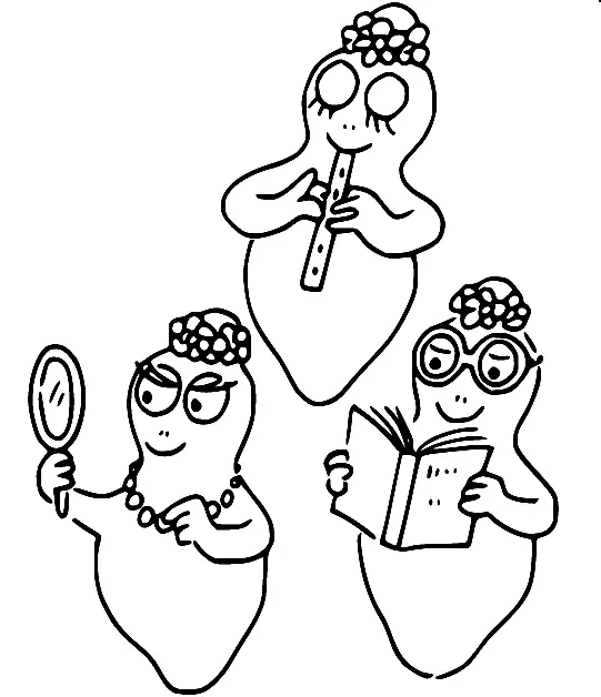 Desenhos de Barbapapa Para Colorir 10