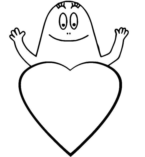 Desenhos de Barbapapa Para Colorir 49