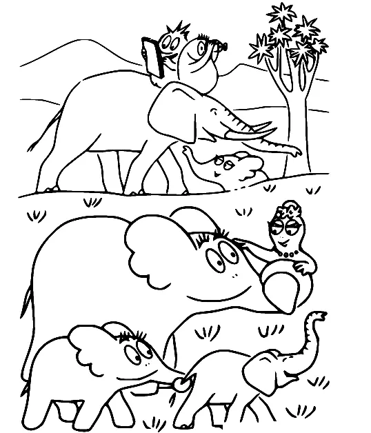 Desenhos de Barbapapa Para Colorir 75