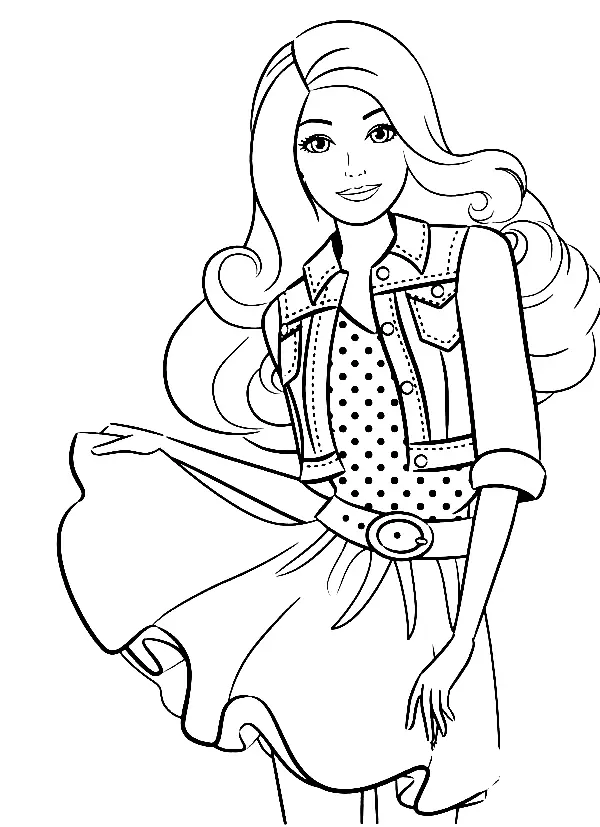 Barbie Para Colorear 10