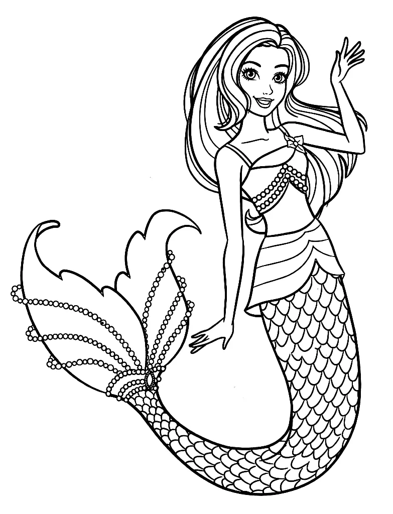 Barbie Para Colorear 13