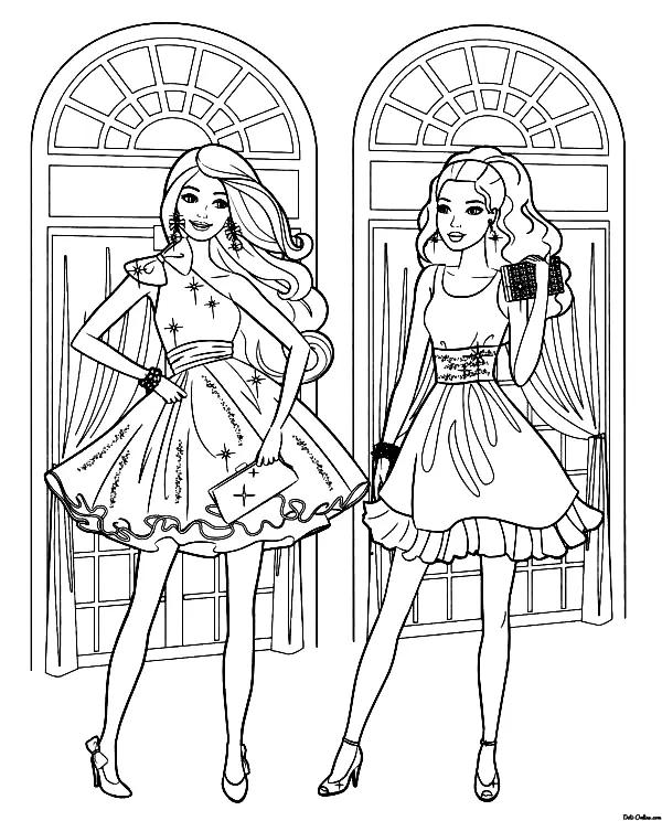 Barbie Para Colorear 24