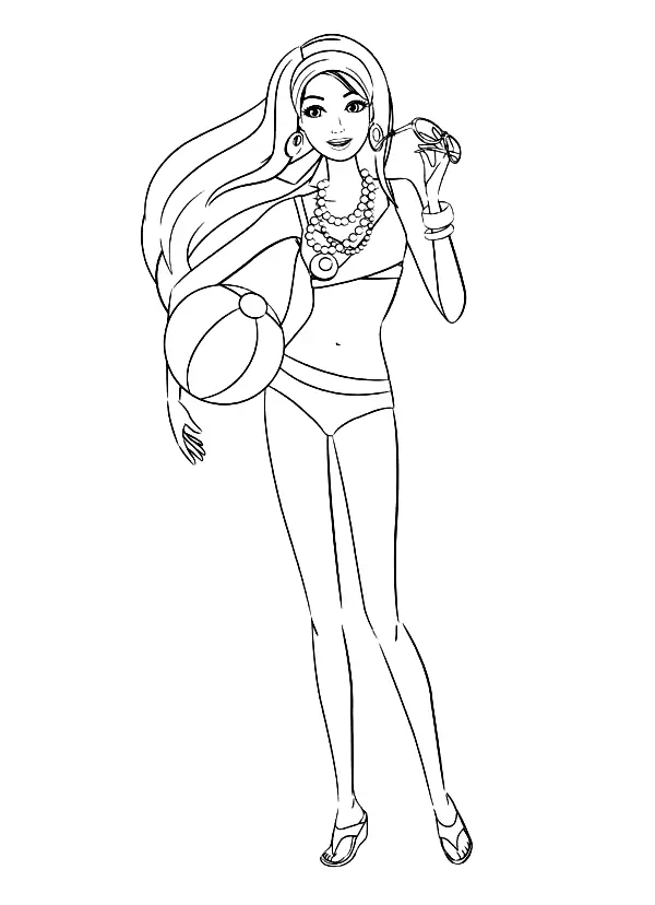 Barbie Para Colorear 54