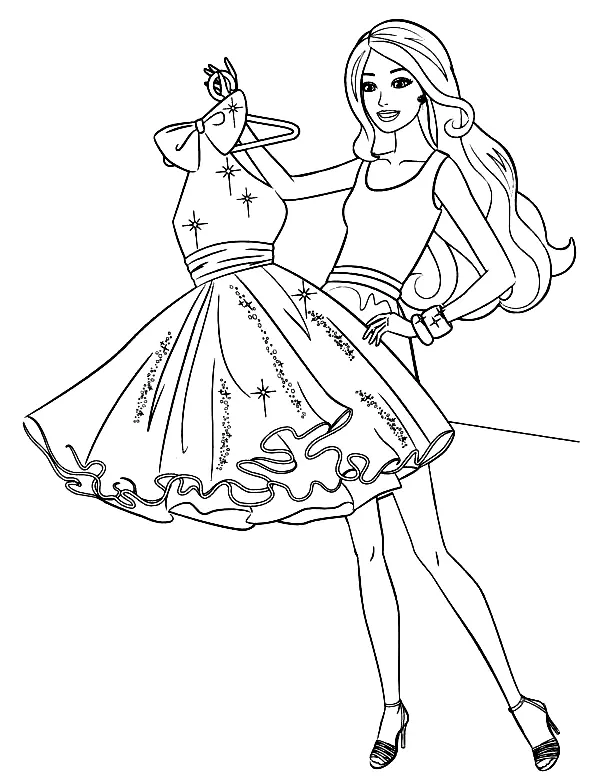 Barbie Para Colorear 55