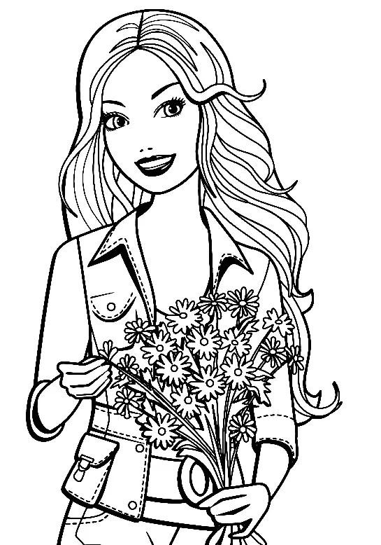 Barbie Para Colorear 85