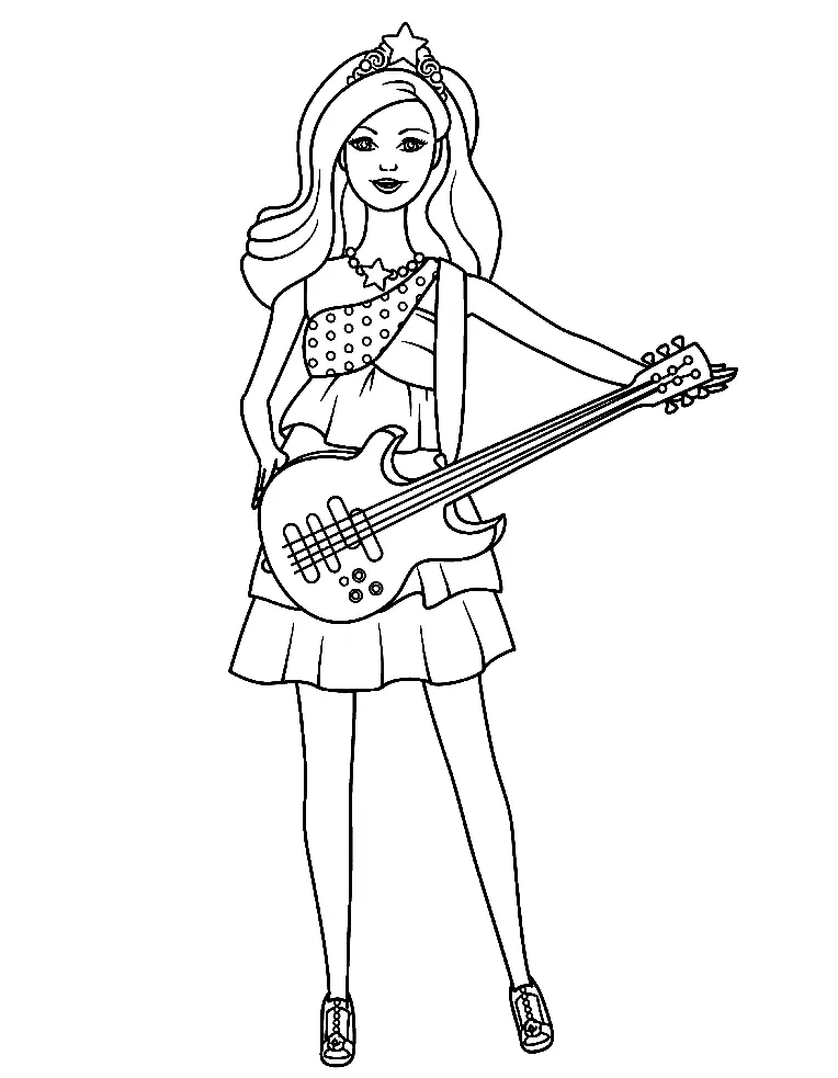 Barbie Para Colorear 87