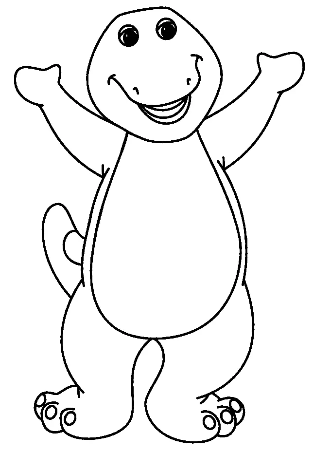 Barney and Friends Coloring Pages 1