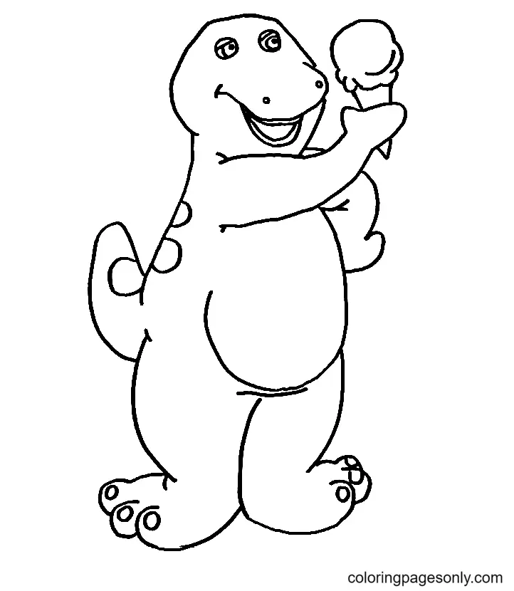 Barney and Friends Coloring Pages 10