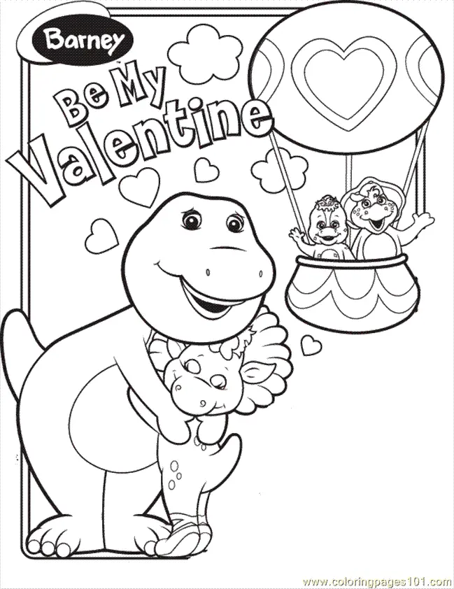 Barney and Friends Coloring Pages 13