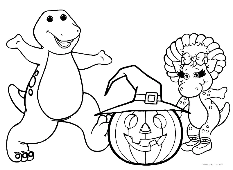 Barney and Friends Coloring Pages 19