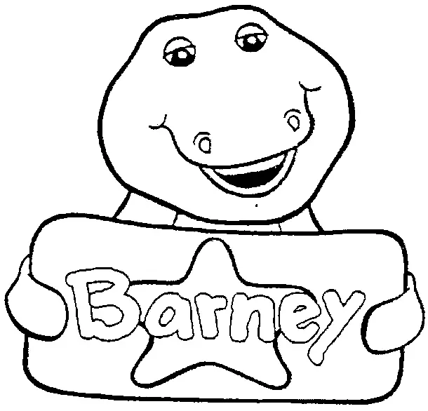 Barney and Friends Coloring Pages 2