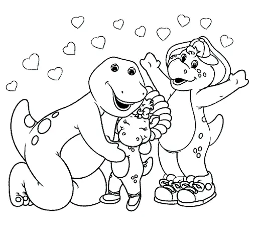 Barney and Friends Coloring Pages 20