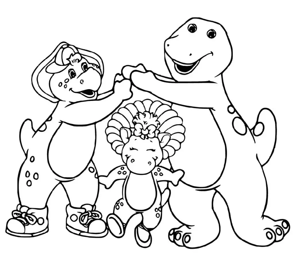 Barney and Friends Coloring Pages 25