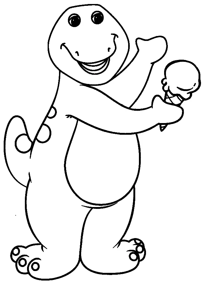 Barney and Friends Coloring Pages 28
