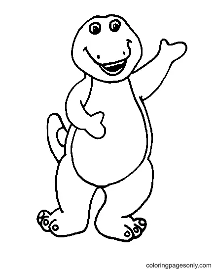 Barney and Friends Coloring Pages 3