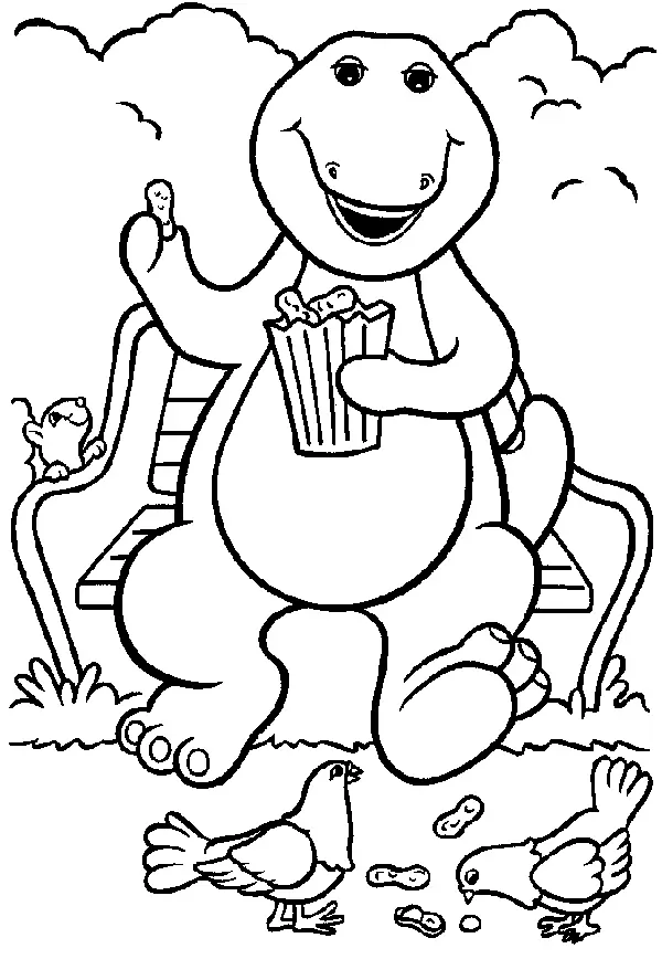 Barney and Friends Coloring Pages 30
