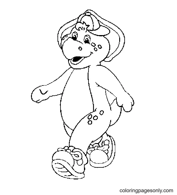 Barney and Friends Coloring Pages 34
