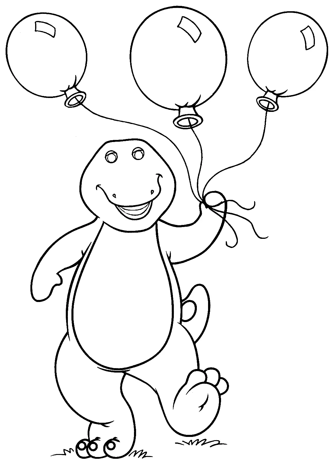 Barney and Friends Coloring Pages 48