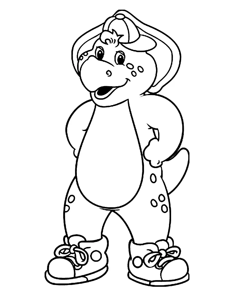 Barney and Friends Coloring Pages 5