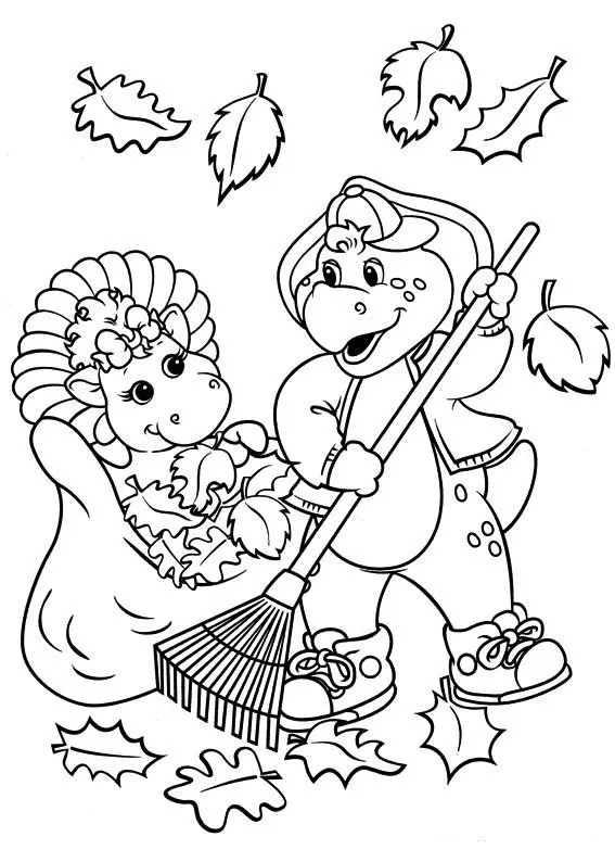 Barney and Friends Coloring Pages 55