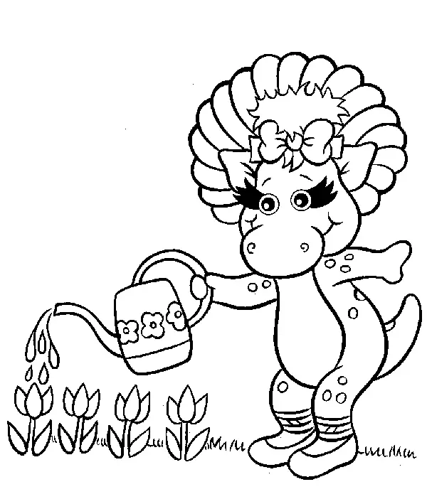 Barney and Friends Coloring Pages 57