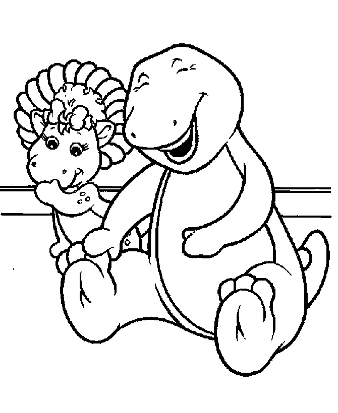 Barney and Friends Coloring Pages 58