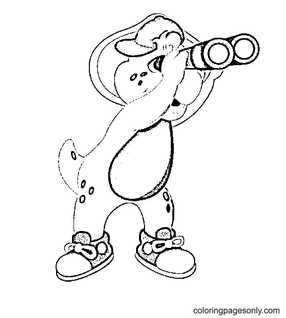 Barney and Friends Coloring Pages 64