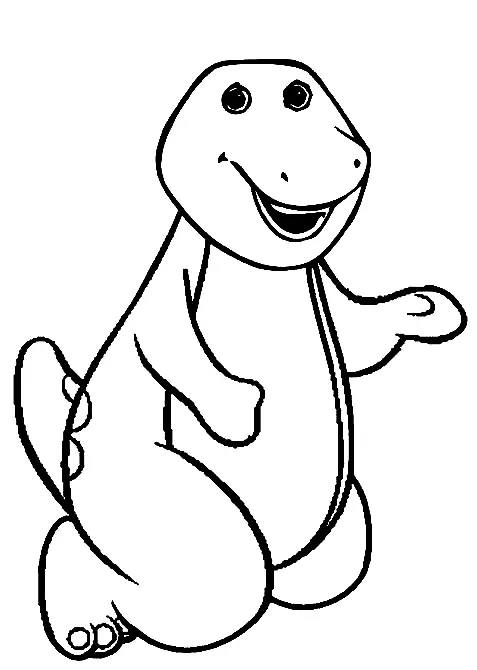 Barney and Friends Coloring Pages 7