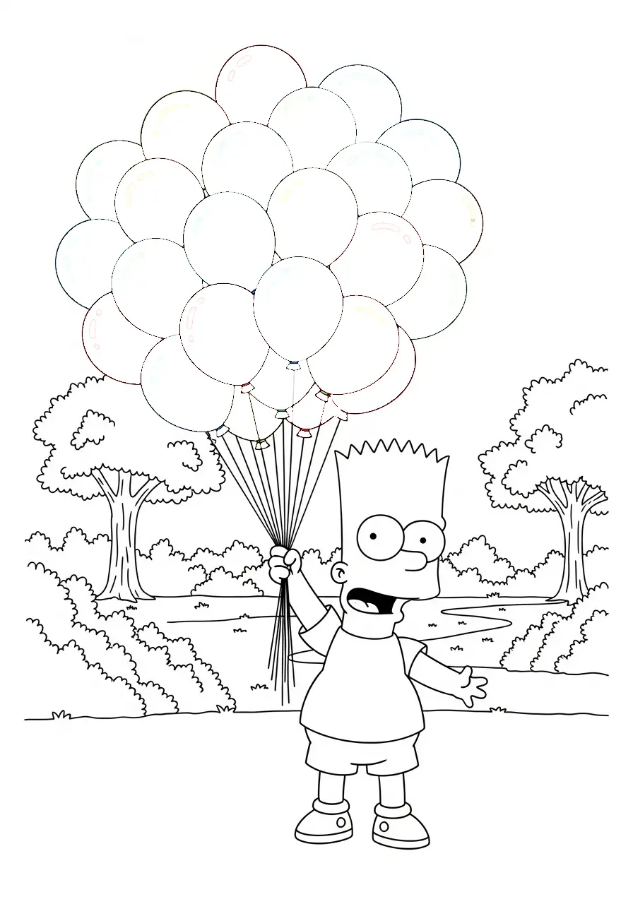 Bart Simpson Ausmalbilder 12