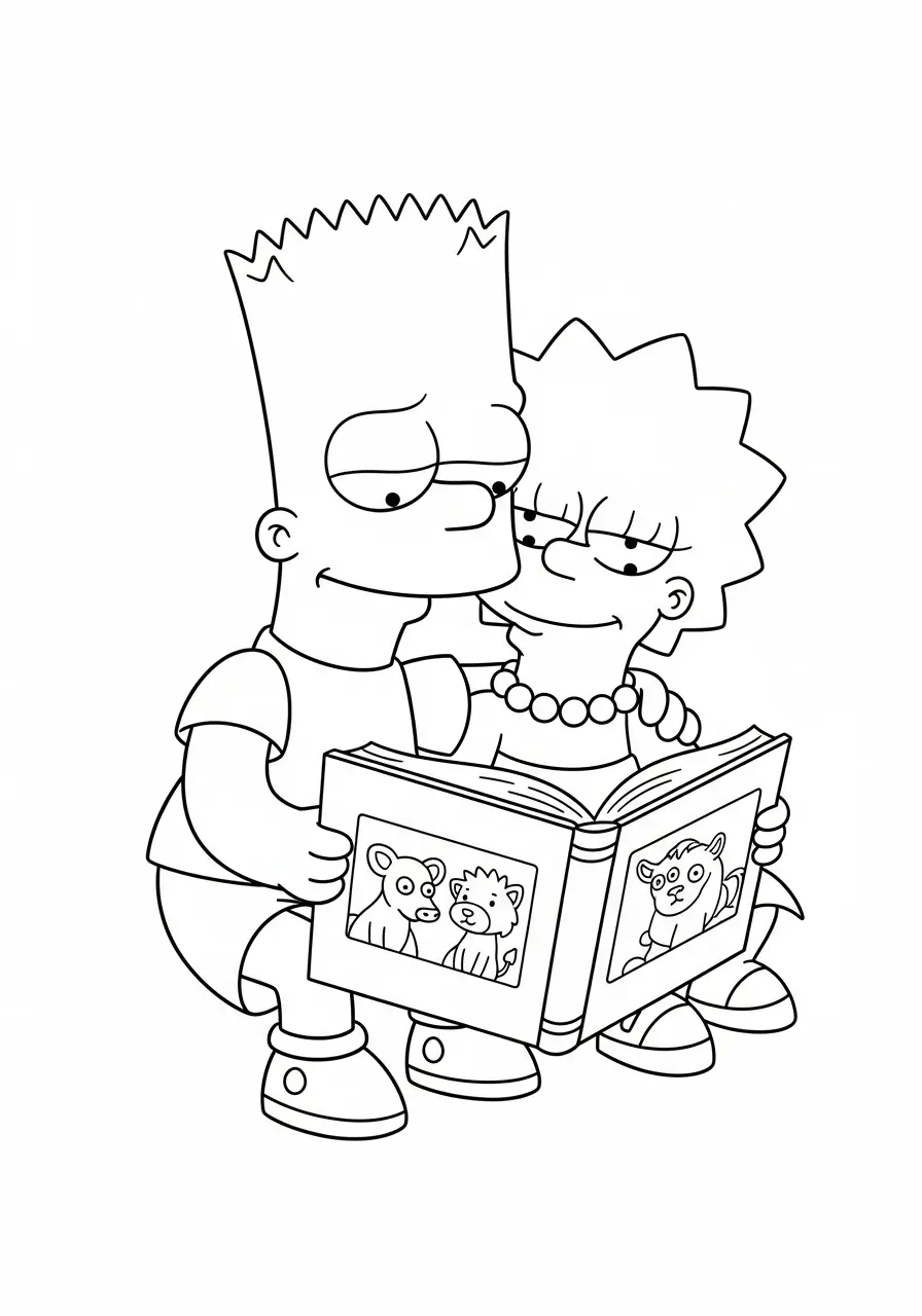 Bart Simpson Ausmalbilder 14
