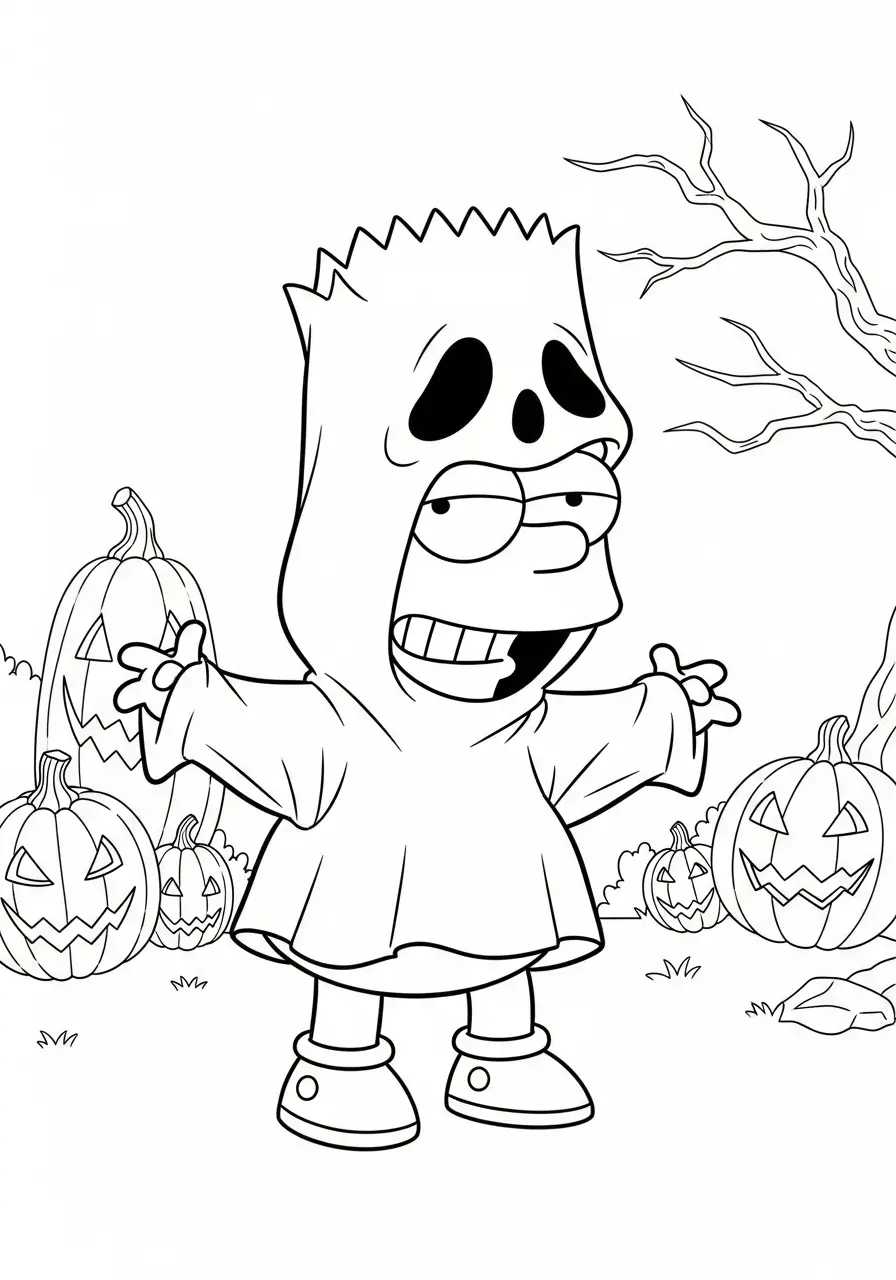 Bart Simpson Ausmalbilder 15