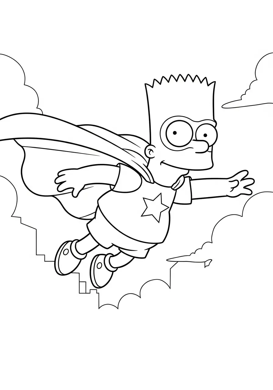 Bart Simpson Ausmalbilder 18