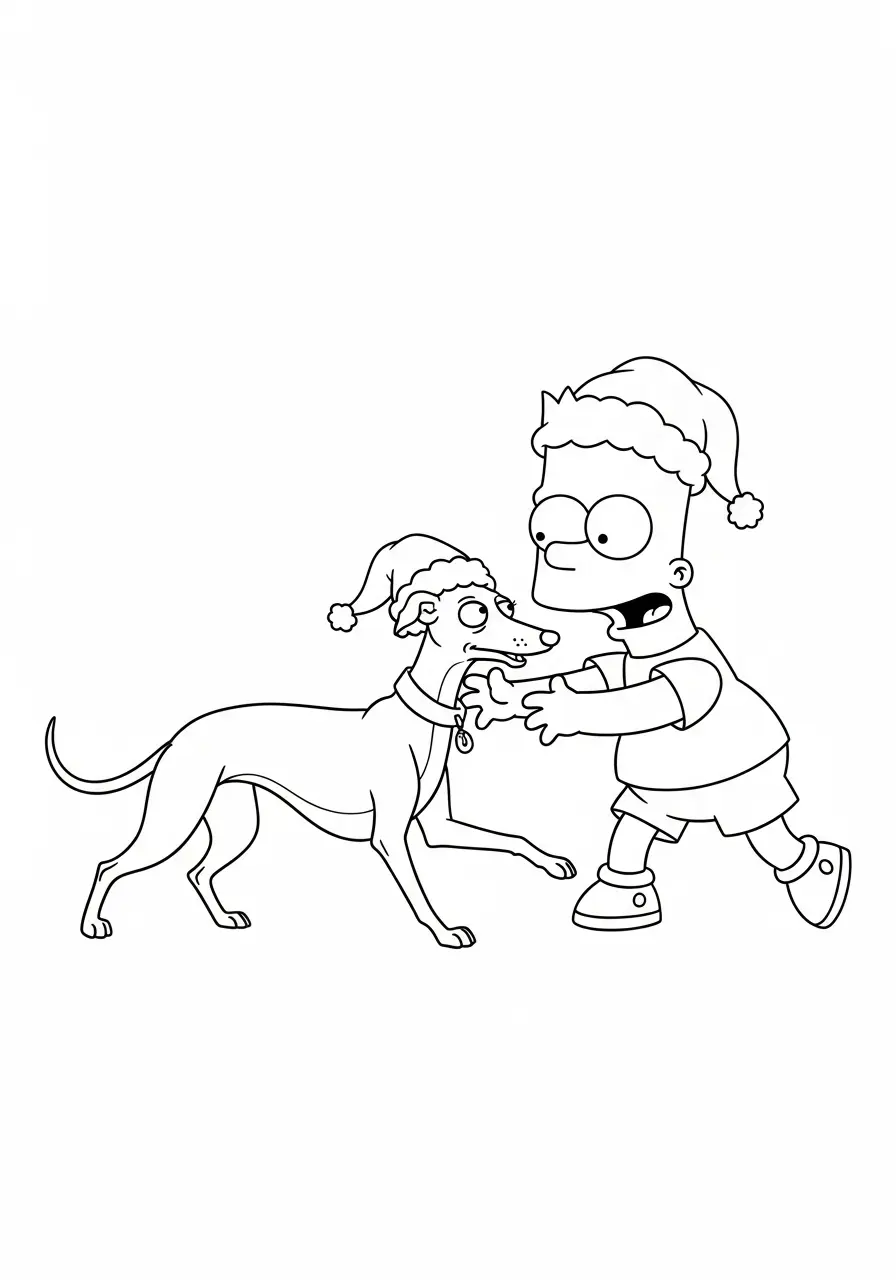 Bart Simpson Ausmalbilder 4
