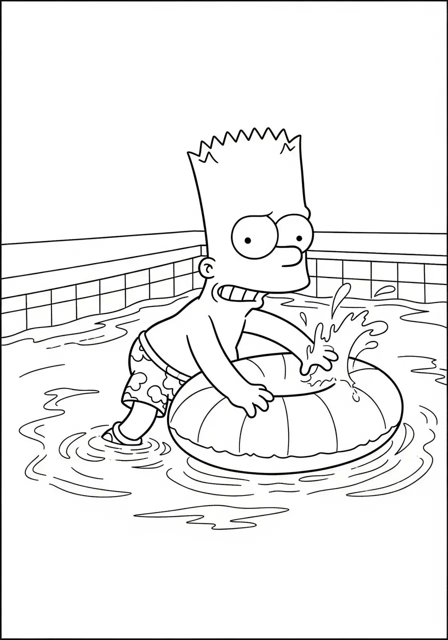 Bart Simpson Ausmalbilder 5
