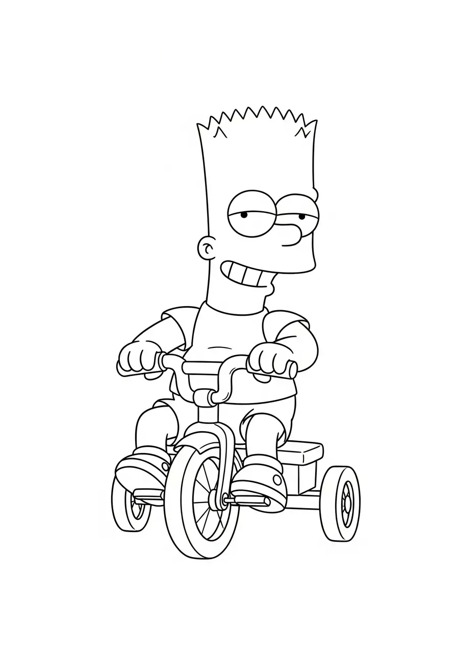 Bart Simpson Ausmalbilder 7
