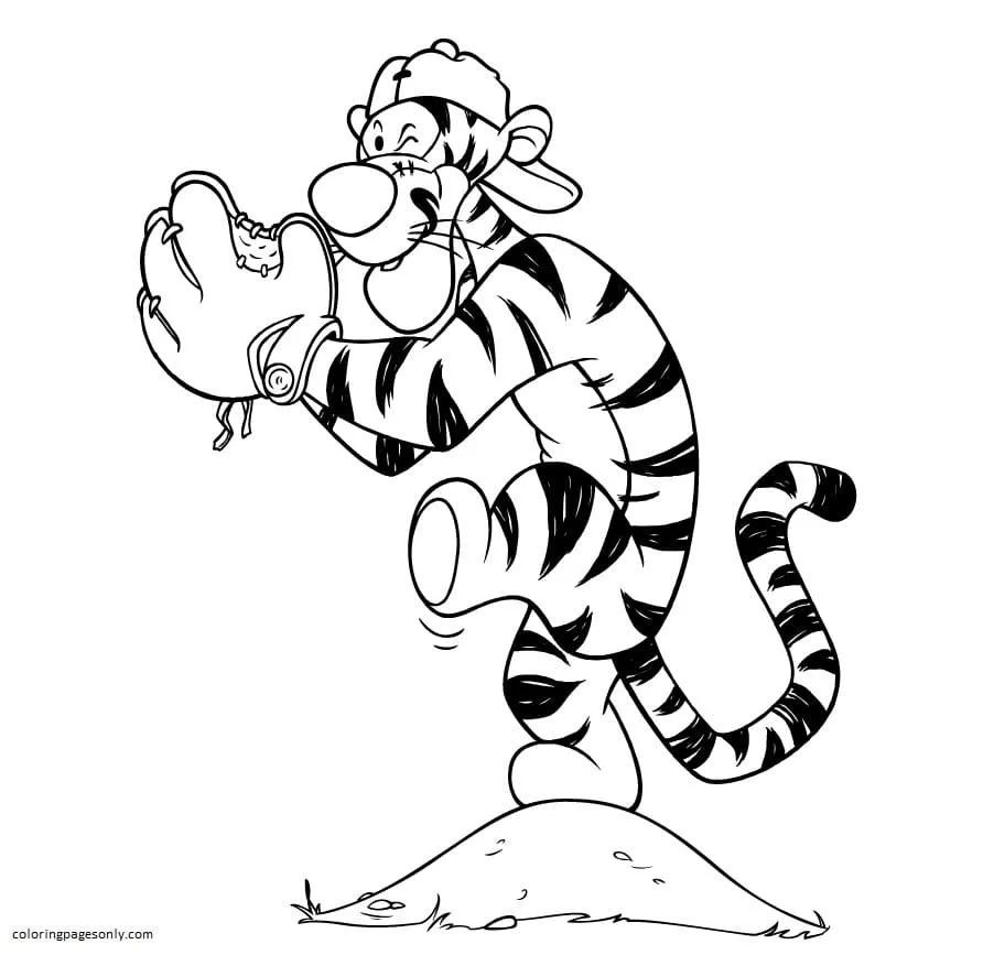Baseball Coloring Pages 13