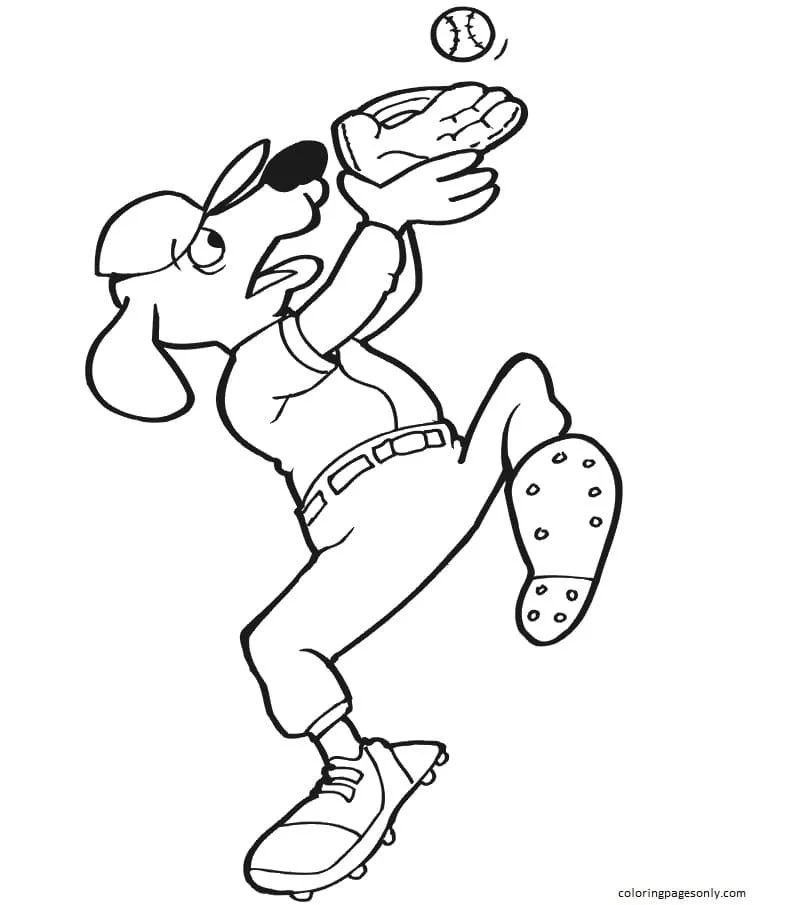 Baseball Coloring Pages 19