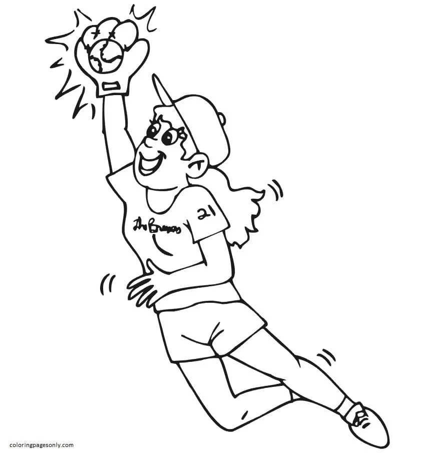 Baseball Coloring Pages 2